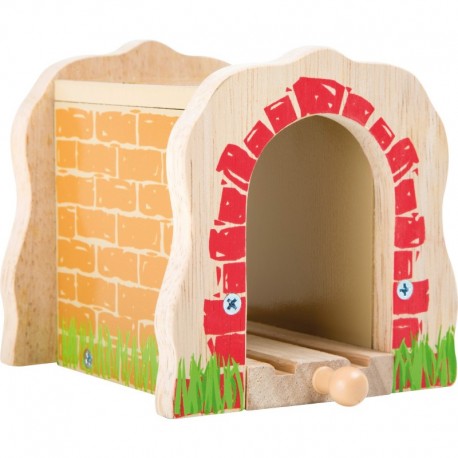 Túnel de madera.