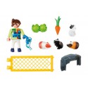PLAYMOBIL Niña con cobayas