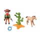 Cowboy with Foal. PLAYMOBIL 5373