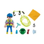 Limpiador de ventanas.