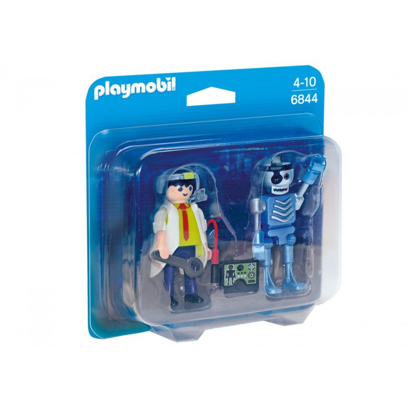 Científico y Robot. PLAYMOBIL 6844