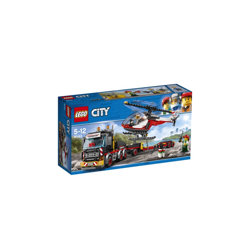 Camión de transporte de mercancías pesadas.