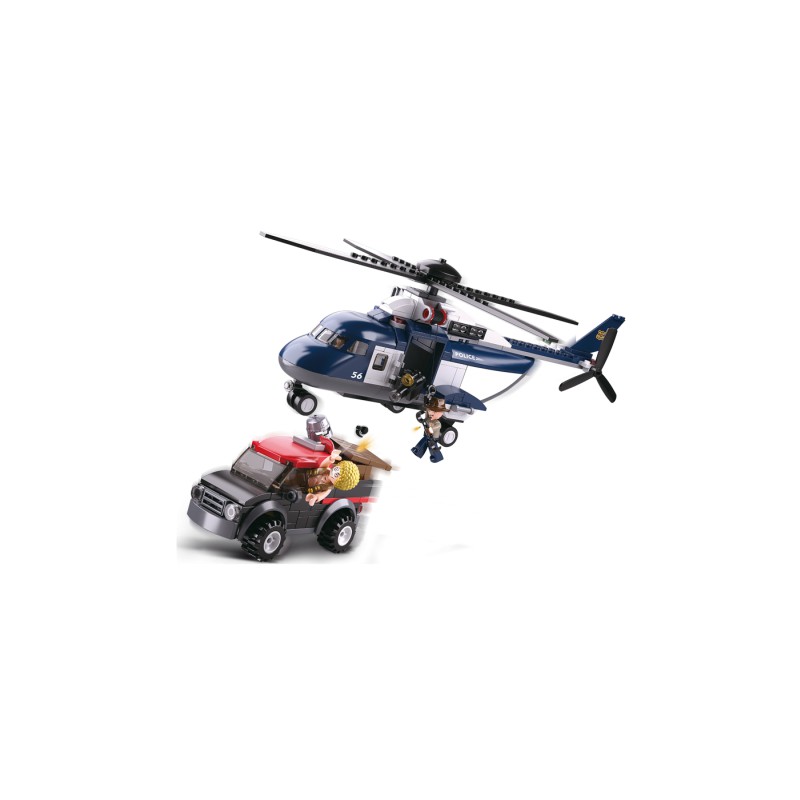 Big police helicopter.