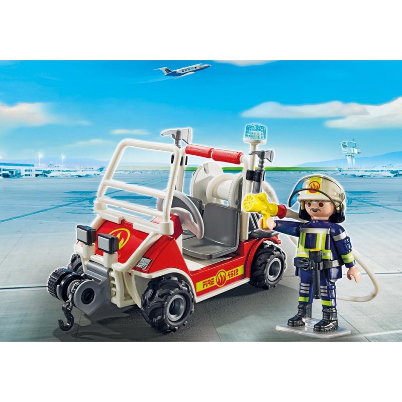 Coche de bomberos del aeropuerto.