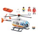 Emergency medical helicopter.