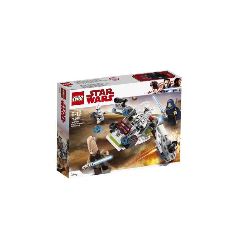 Pack de combate: Jedi y soldados clon.