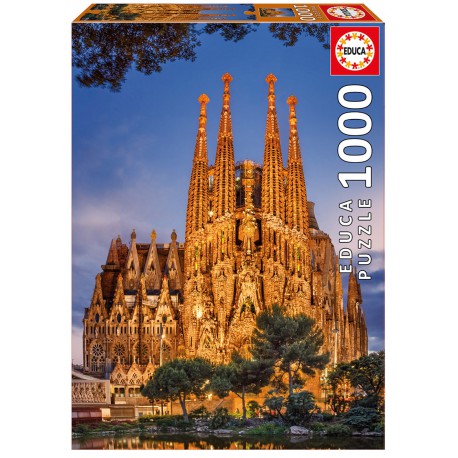 Sagrada Familia. 1000 piezas.