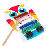Owl, xylophone.
