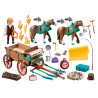 Playmobil Spirit: Papa de Lucky y carruaje. 9477