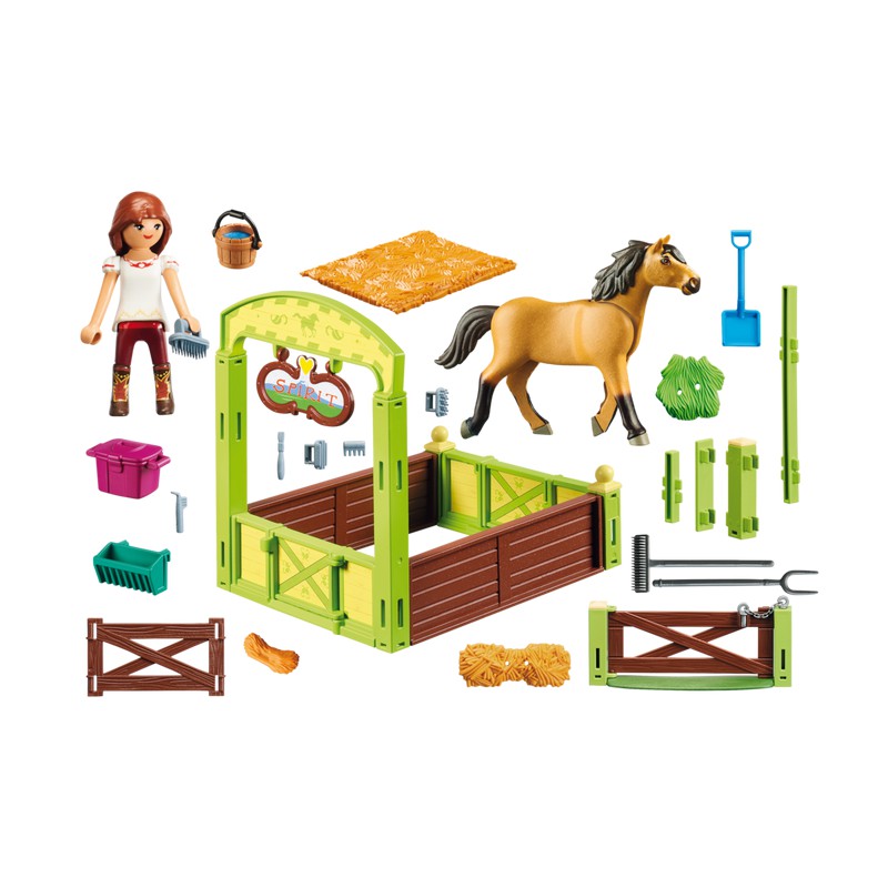 PLAYMOBIL 9478 Spirit: Establo Lucky y Spirit, Playmobil