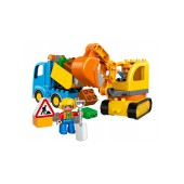 Duplo, Camión y excavadora.