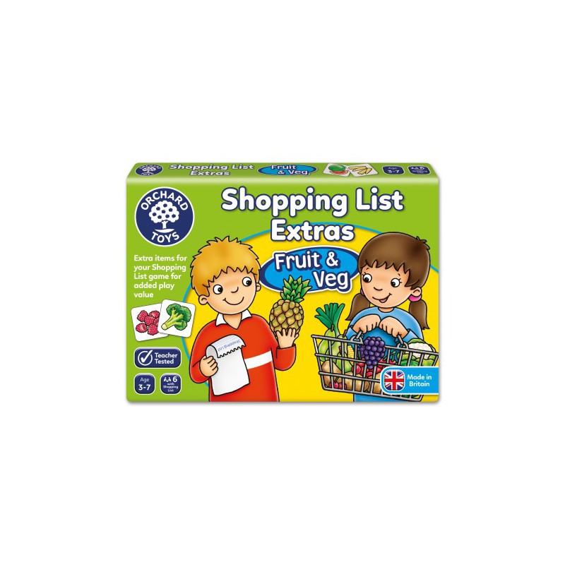 Juego de inglés: Frutas y verduras. ORCHARD TOYS