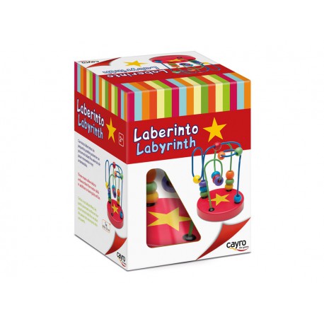 Laberinto de madera, estrella.