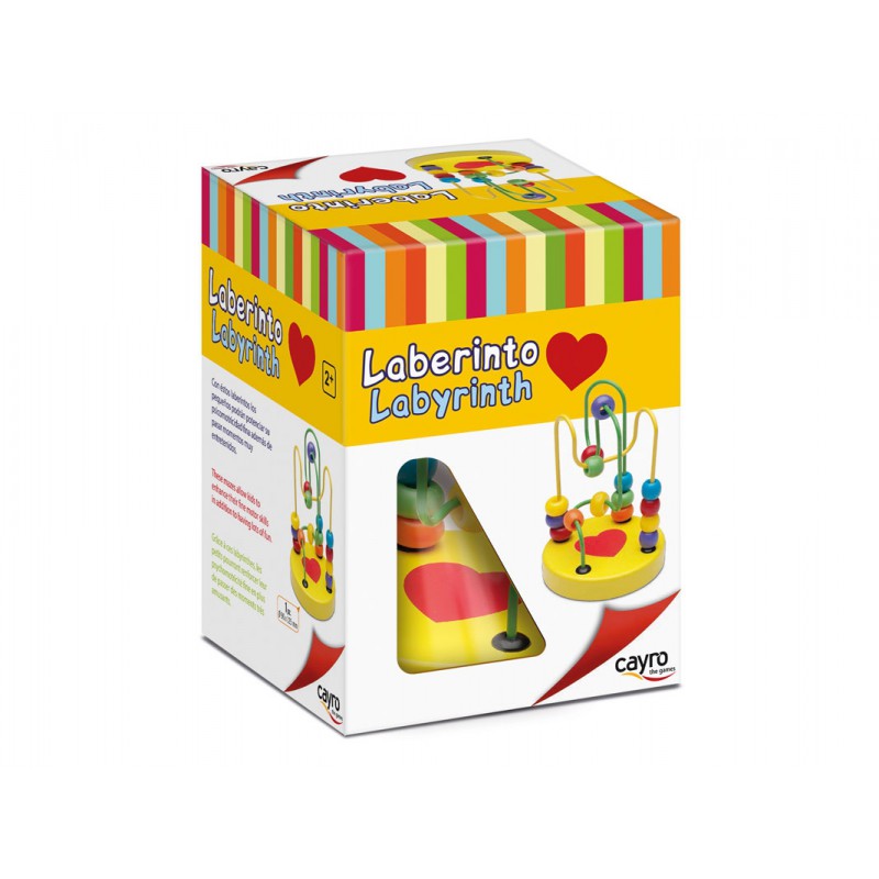 Laberinto de madera, corazón.