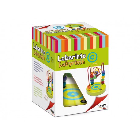 Laberinto de madera, círculo.