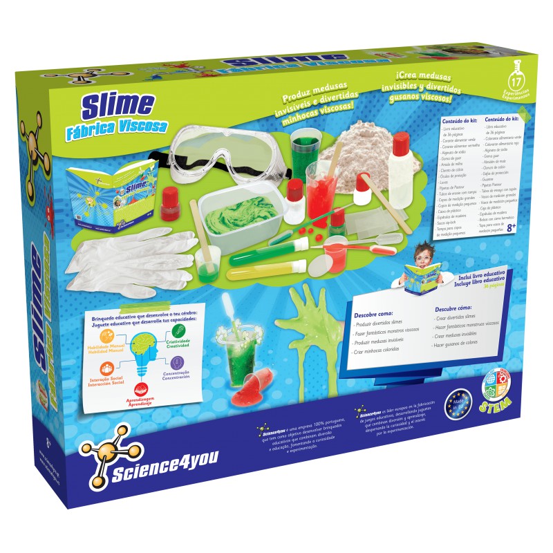 Juguete Fabrica De Slime Science4you Juguete La Fabrica De Slime
