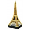 Eiffel tower, night. 3D.