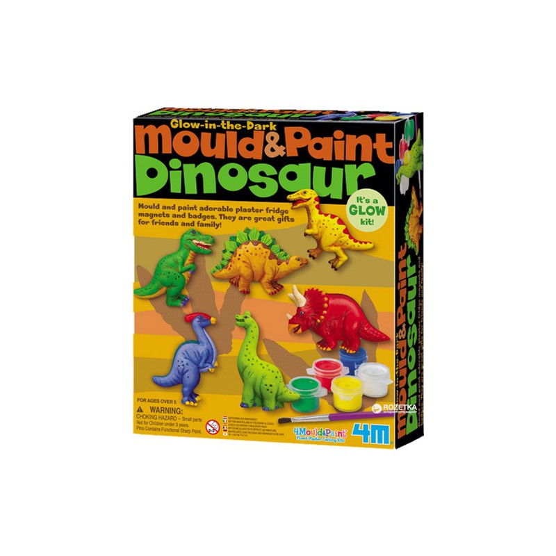 Moldea y pinta: Dinosaurios.