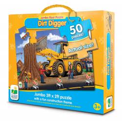 Floor puzzle: Dirt digger. LEARNINING JOURNEY