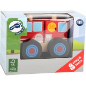 Construction vehicle ambulance.