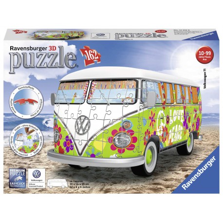 Furgoneta VW hippie.