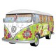 Furgoneta VW hippie.