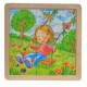 Wooden puzzle ''children''.