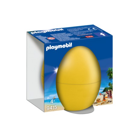 Huevo: pirata con cañón.