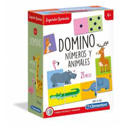 Dominó. Números y animales.