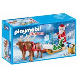 Playmobil 9496 Trineo de Papá Noel con renos.
