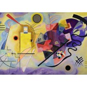 Kandinsky: Amarillo, rojo y azul. 1000 piezas.