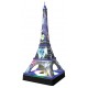 Torre Eiffel Disney, noche 3D.