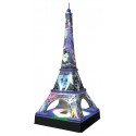 Torre Eiffel Disney, noche 3D.