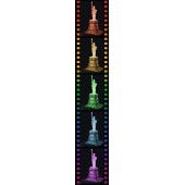 Estatua de la libertad, noche.