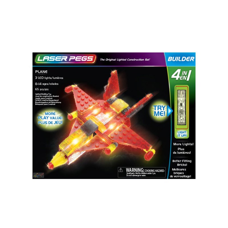 Avión 4 en 1. LASER PEGS