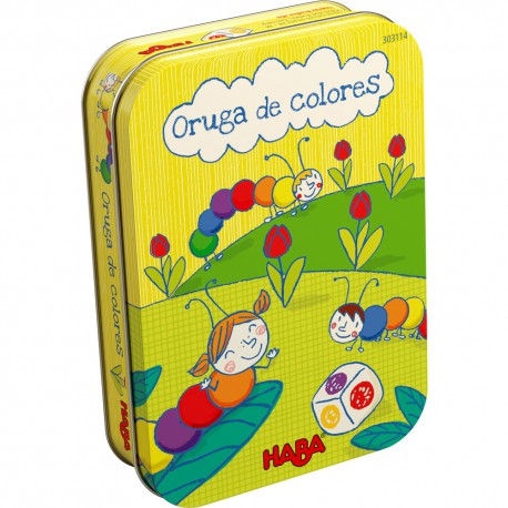 Oruga de colores.