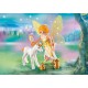Sun fairy with unicorn foal.