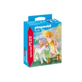 Sun fairy with unicorn foal.