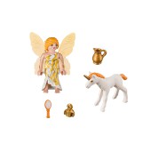 Hada del sol con unicornio.