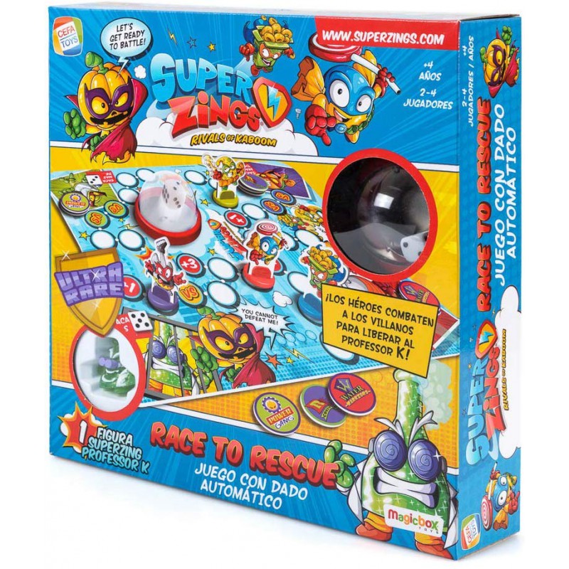 SuperZings. Professor K "Race to rescue".