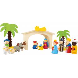 Wooden Manger Set.