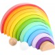 Wooden Building Blocks Rainbow XL.