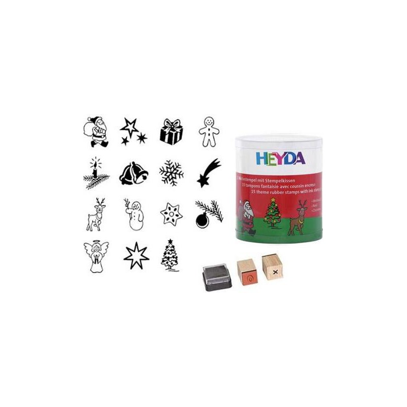 Sellos de Navidad. HEYDA