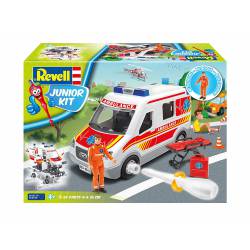 Ambulance with figure.