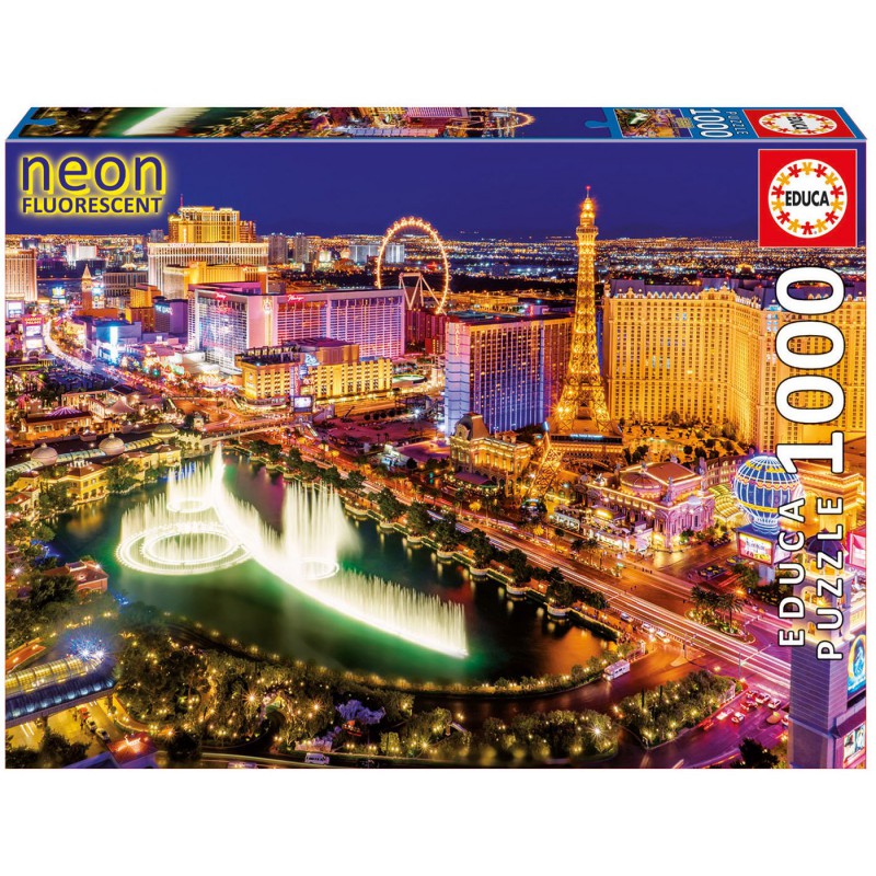 Las Vegas, neon, 1000 pcs.