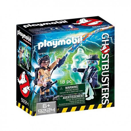 Cazafantasmas: Spengler y fantasma. PLAYMOBIL 9224