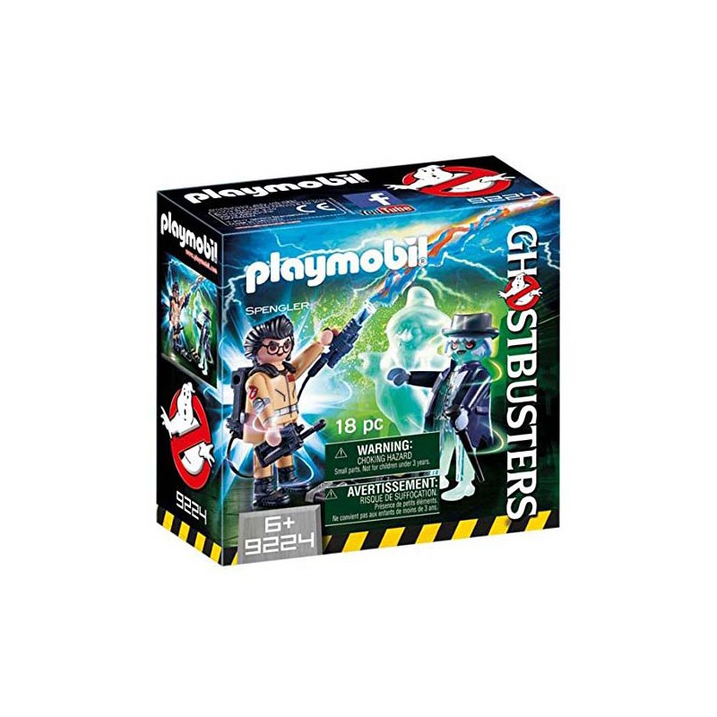 Cazafantasmas: Spengler y fantasma. PLAYMOBIL 9224