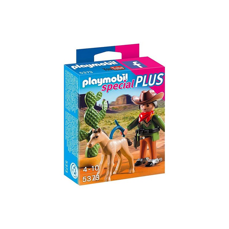 Vaquero con potro. PLAYMOBIL 5373