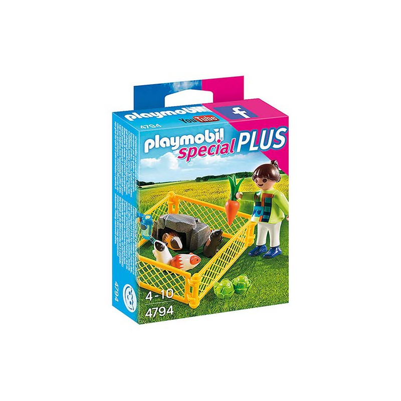 Niña con cobayas. PLAYMOBIL 4794