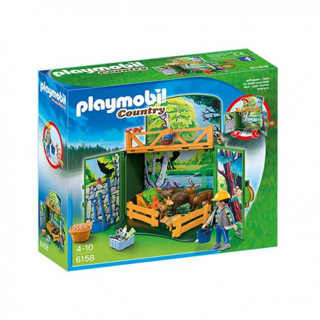 Cofre cuidador de animales. PLAYMOBIL 6158